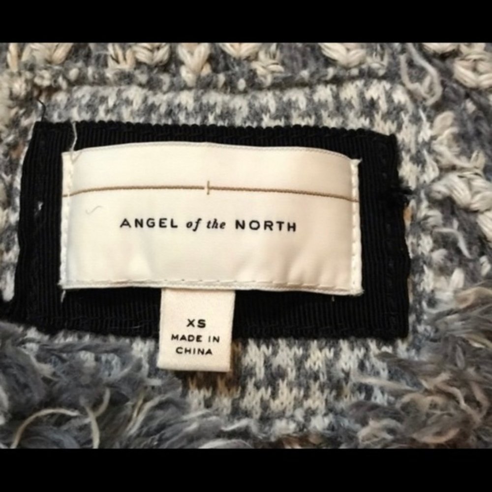 Anthro Angel of the North Fringe Cardigan Sweater - Picture 7 of 9